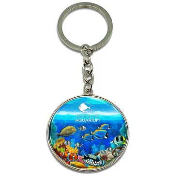 Toptan Aquapark Temalı Myros Yuvarlak Anahtarlık 40x100 mm