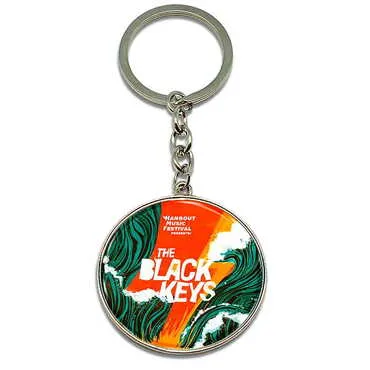 Promotional Metal Round Keychain 40x100 mm - Standart - 12