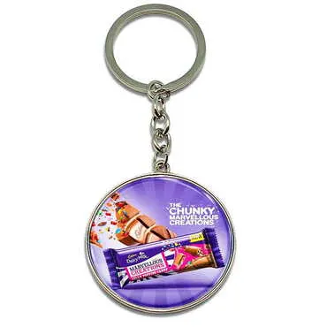 Promotional Metal Round Keychain 40x100 mm - Standart - 19