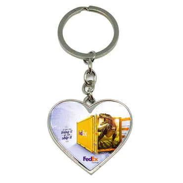Promotional Metal Heart Keychain 40x90 mm - Standart - 7