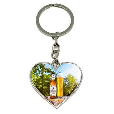 Promotional Metal Heart Keychain 40x90 mm - Standart - 13