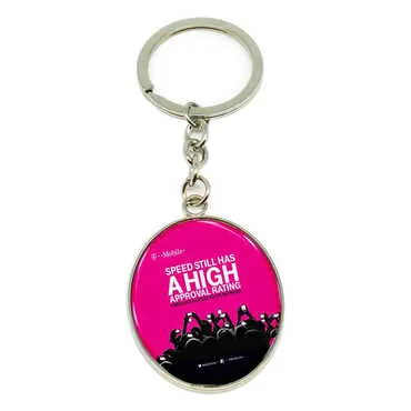Promotional Metal Oval Keychain 35x105 mm - Standart - 2