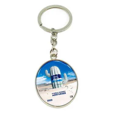 Promotional Metal Oval Keychain 35x105 mm - Standart - 3