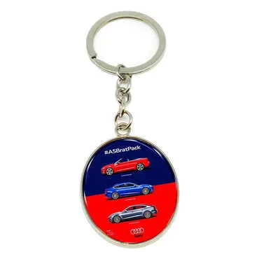 Promotional Metal Oval Keychain 35x105 mm - Standart - 6