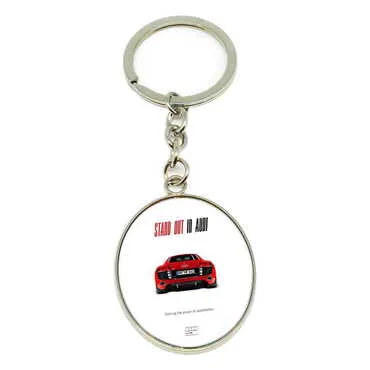 Promotional Metal Oval Keychain 35x105 mm - Standart - 11