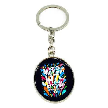 Promotional Metal Oval Keychain 35x105 mm - Standart - 13