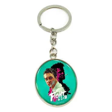 Promotional Metal Oval Keychain 35x105 mm - Standart - 15
