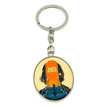 Promotional Metal Oval Keychain 35x105 mm - Standart - 17