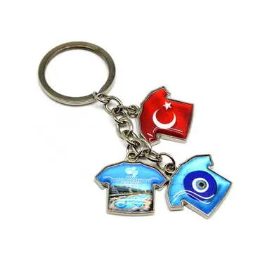 Toptan Otel Temalı Myros 3 Lü Forma Anahtarlik 40*95 Mm - Standart - 2