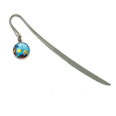 Aquapark Themed Metal Bookmark 25x140 mm