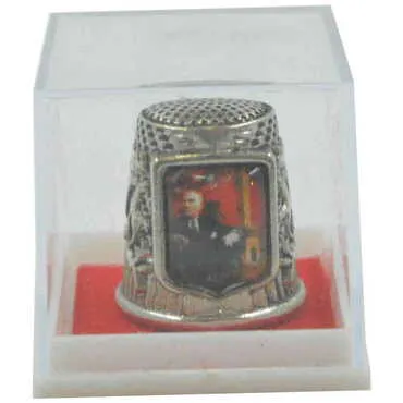 Toptan Atatürk Temalı Myros Metal Kare Yüksük 20x25 mm - Standart - 3