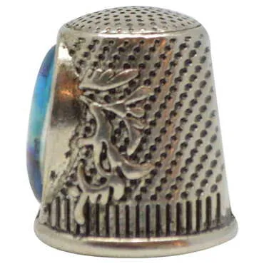 City Themed Collectible Souvenir Thimble With Gift Box - Shield Shape 20x25 mm - Standart - 3