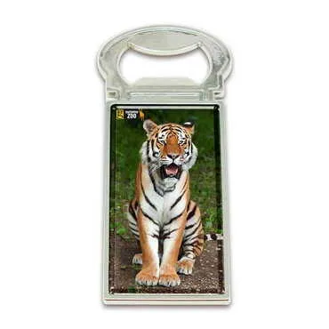 Zoo Themed Metal Rectangle Magnetic Opener 33x90 mm