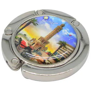 City Themed Metal Folding Purse Hook For Table 45 mm - Standart - 3