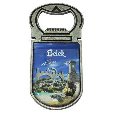 Toptan Belek Temalı Myros Metal Açacak Magnet 