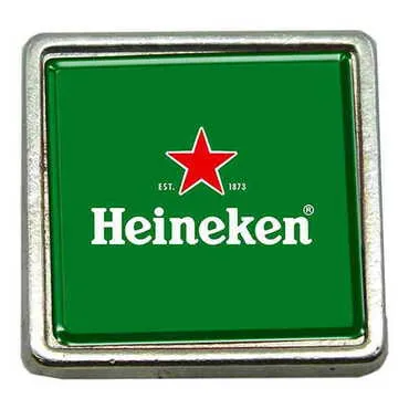 Promotional Collectible Souvenir Metal Square Pin 18x18 mm - Standart