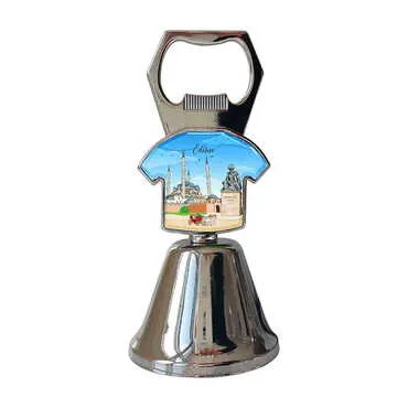 City Themed Collectible Souvenir Double Face Metal Bell With Opener 44x94 mm - Standart - 3