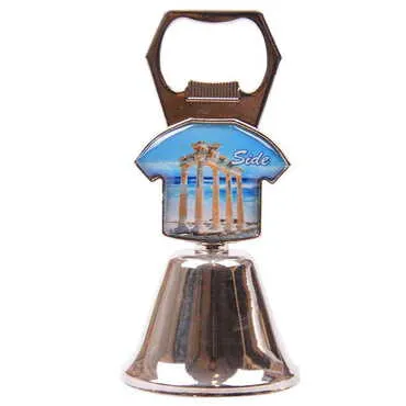 City Themed Collectible Souvenir Double Face Metal Bell With Opener 44x94 mm - Standart - 4