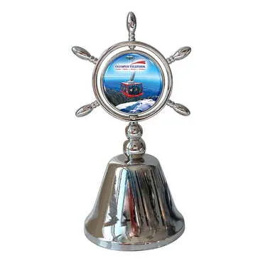 Toptan Teleferik Temalı Myros Metal Dümen Çan 44x92 mm