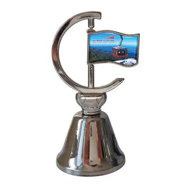 Toptan Teleferik Temalı Myros Metal Bayrak Çan 44x96 mm - Standart