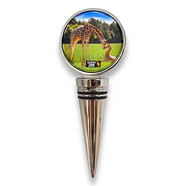 Zoo Themed Metal Wine Bottle Stopper 45x115x20 mm