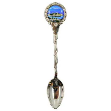 Bodrum Themed Collectible Souvenir Metal Tea Spon With Giftbox 25x130 mm - Standart - 2