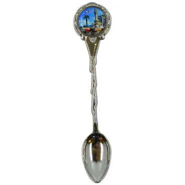 Toptan İzmir Temalı Myros Metal Hatıra Kaşık 25x130 mm - 3