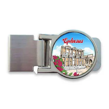 Museum Themed Metal Money Clip