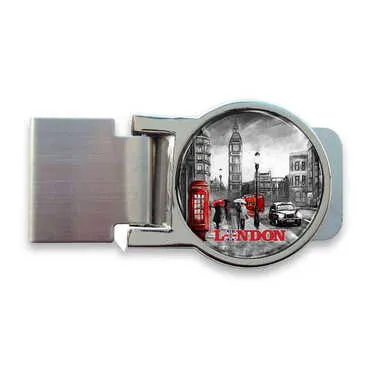 City Themed Metal Money Clip - Standart - 2