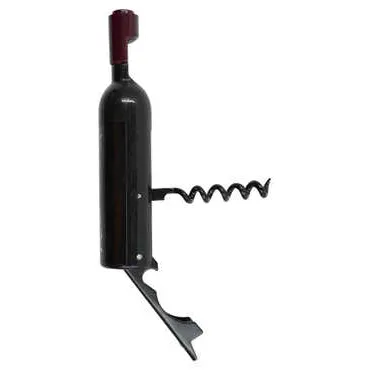 Ataturk Themed Bottle Shaped Metal Wine Bottle Corkscrew Opener-Magnetic 115x25x25 mm - Standart - 2