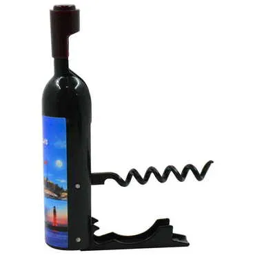 Toptan Bodrum Temalı Myros Şişe Şekilli Tirbüşon Açacak 115x25x25 mm - 2