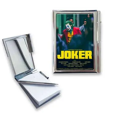 Promotional Metal Pocket Size Notebook With Pen 86x66x8 mm - Standart - 2