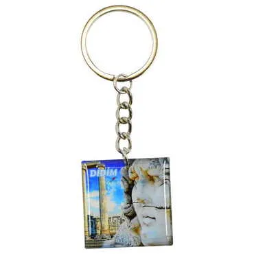 Didim Themed Double Face Printed Epoxy Keychain