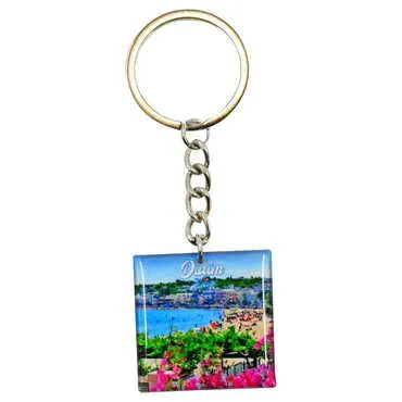 Didim Themed Double Face Printed Epoxy Keychain - 2