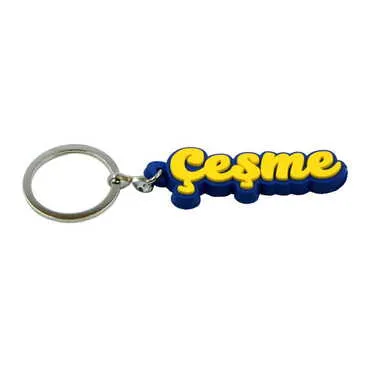 Cesme Themed Plastic Rubber Keyring