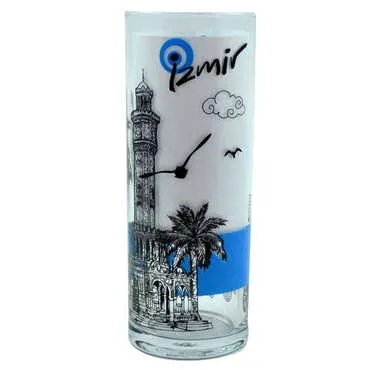 Izmir Themed Custom Printed Raki-Ouzo Glass - 2