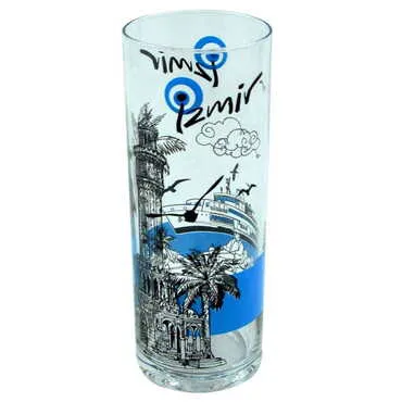Izmir Themed Custom Printed Raki-Ouzo Glass - 5