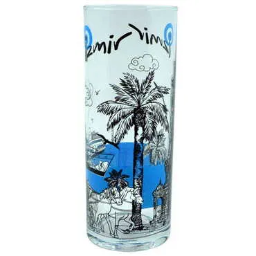 Izmir Themed Custom Printed Raki-Ouzo Glass - 6