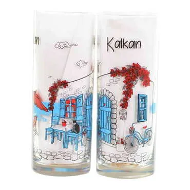 Toptan Kalkan Temalı Myros Baskılı Rakı Bardağı - Standart - 2