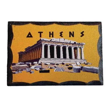 Toptan Şehre Özel Myros Ahsap Masif Pano Küçük 45x65 mm