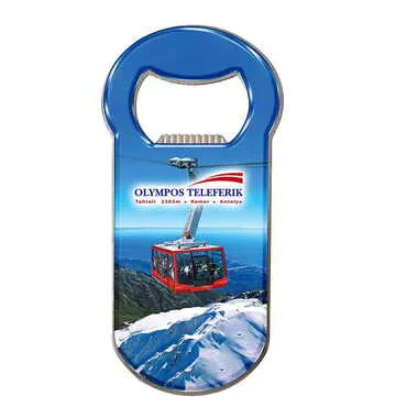 Cable Card Themed Customizable Metal Magnetic Bottle Opener 90x45 mm