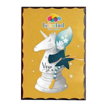 Toptan Tema Park Temalı Myros Ahsap Masif Pano Büyük 95x135 mm