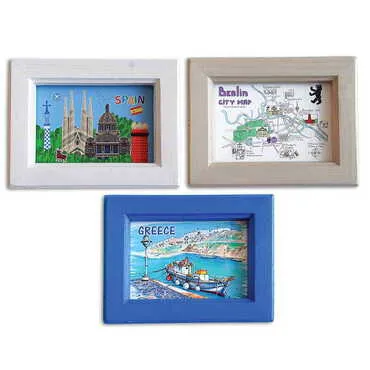 Customazible Small Wooden Printed Frame 120x150 mm