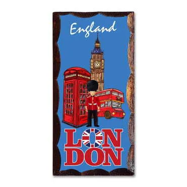Toptan Londra Temalı Myros Ahsap Masif Pano Panaromik Orta 53x117 mm - Standart - 3