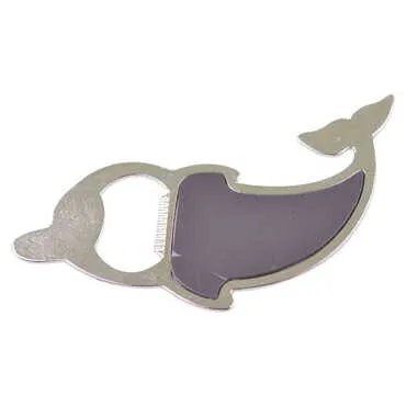 Kalkan Themed Dolphin Shaped Metal Magnetic Bottle Opener 102x67 mm - 2