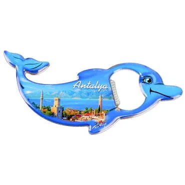 Toptan Şehre Özel Myros Metal Yunus Açacak Magnet 102x67 mm
