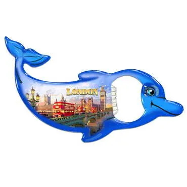 Toptan Şehre Özel Myros Metal Yunus Açacak Magnet 102x67 mm - Standart - 2