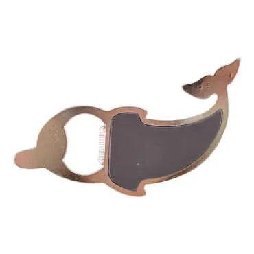 Turunc Themed Dolphin Shaped Metal Magnetic Bottle Opener 102x67 mm - Standart - 2