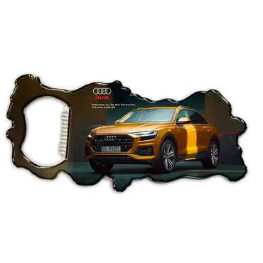 Promotional Map Shaped Metal Magnetic Bottle Opener 100x45 mm - Standart - 2