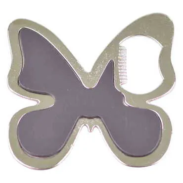 Toptan Hayvanat Bahçesi Temalı Myros Metal Kelebek Açacak Magnet 70x70 mm - Standart - 2